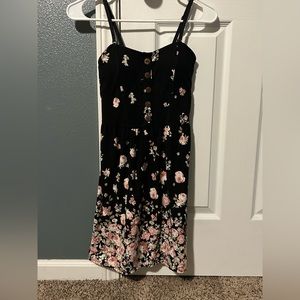 Black Flowery Dress